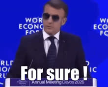 For sure - Macron